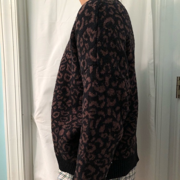 free people cheetah print sweater - Picture 2 of 2